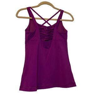 lululemon Hot to Street tank royal plum size 6